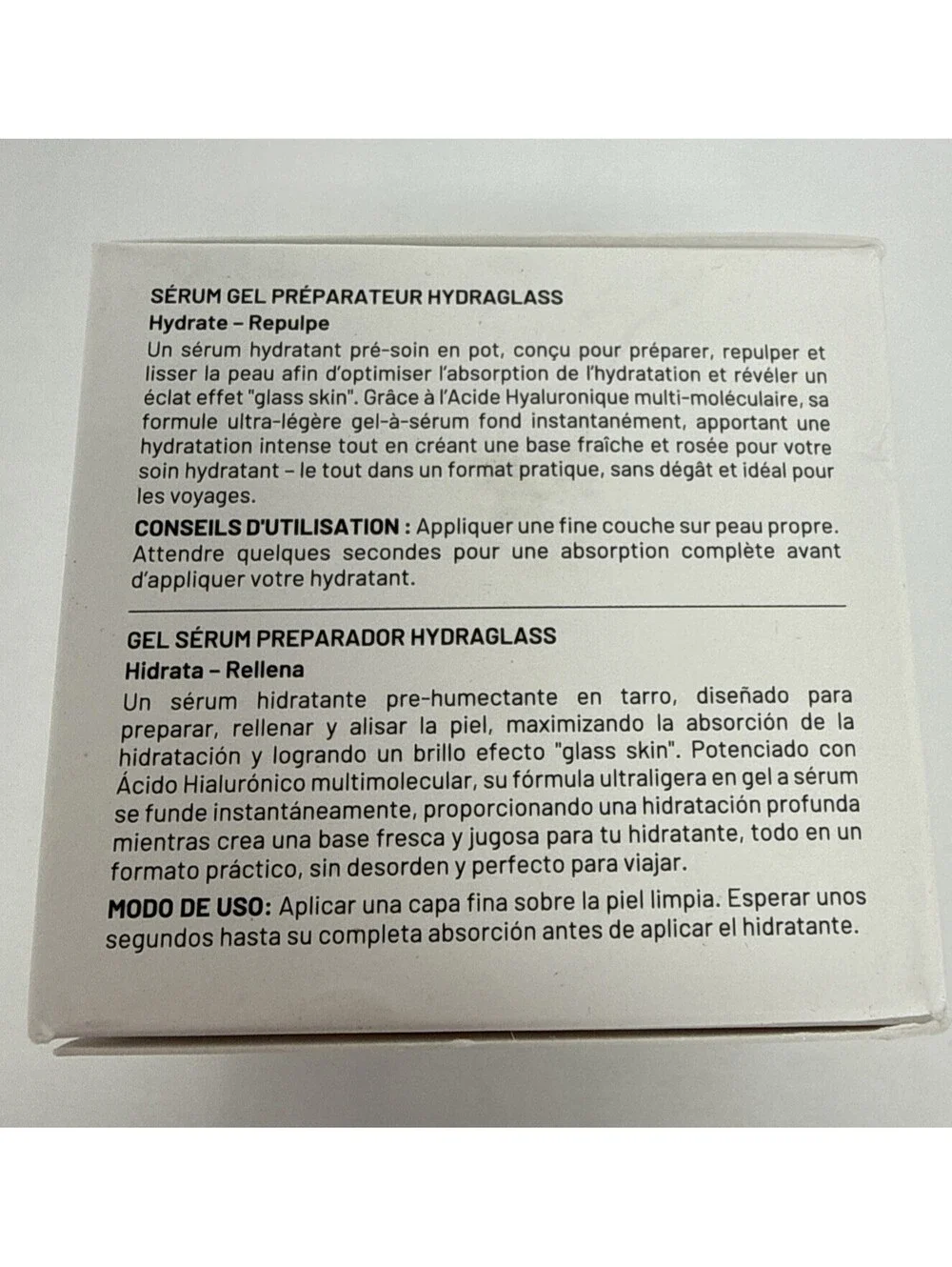 Dr. B Lab Hydraglass Prep Serum Gel Full Size 1 oz 30 ml | NIB Anti- Aging  CJ1